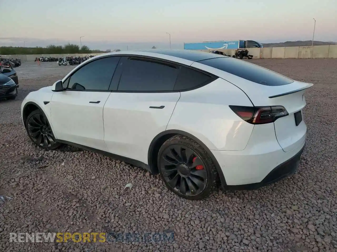 2 Photograph of a damaged car 5YJYGDEF9LF013855 TESLA MODEL Y 2020