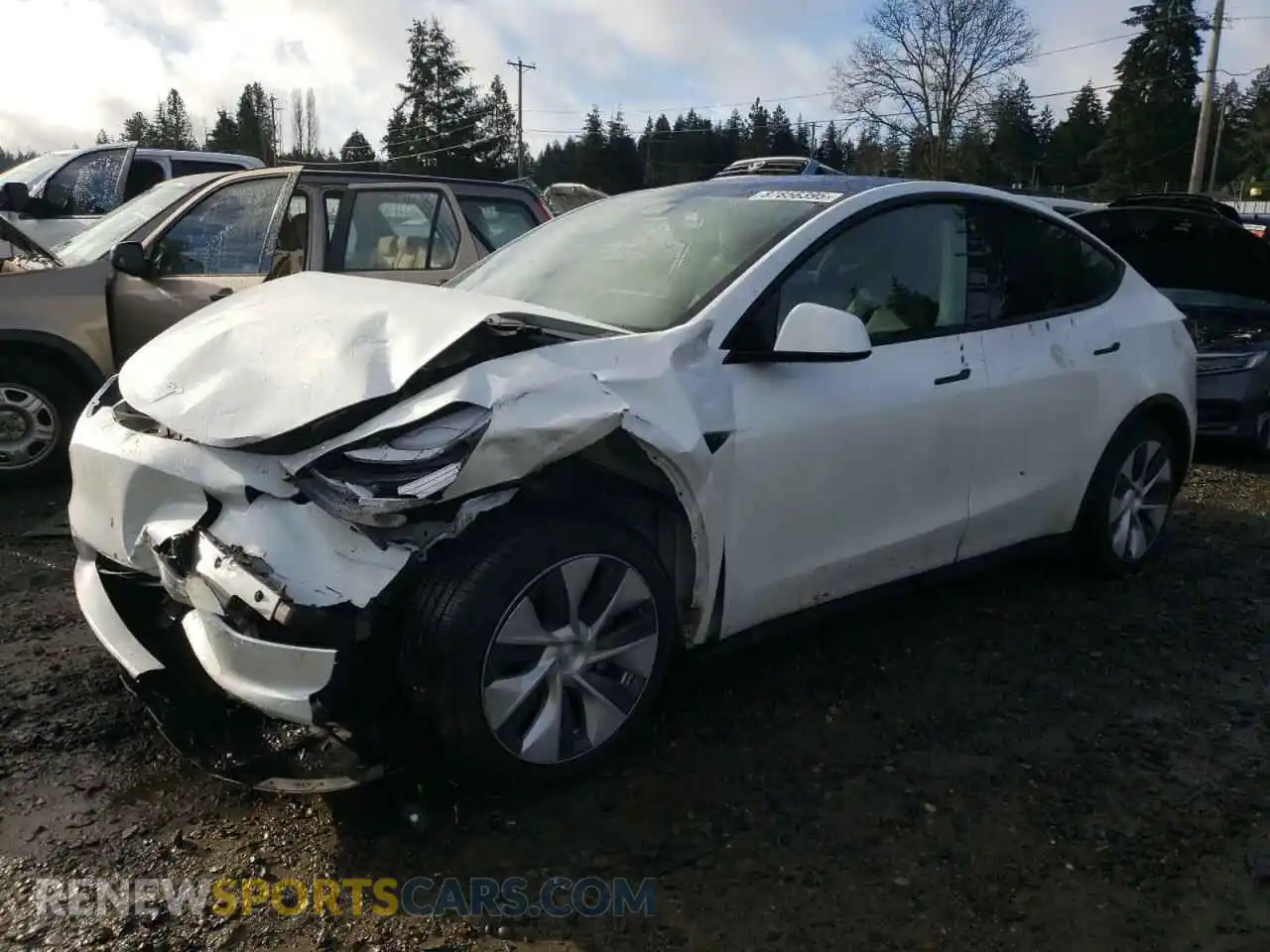 1 fotografías del automóvil dañado 5YJYGDEF9LF022930 TESLA MODEL Y 2020
