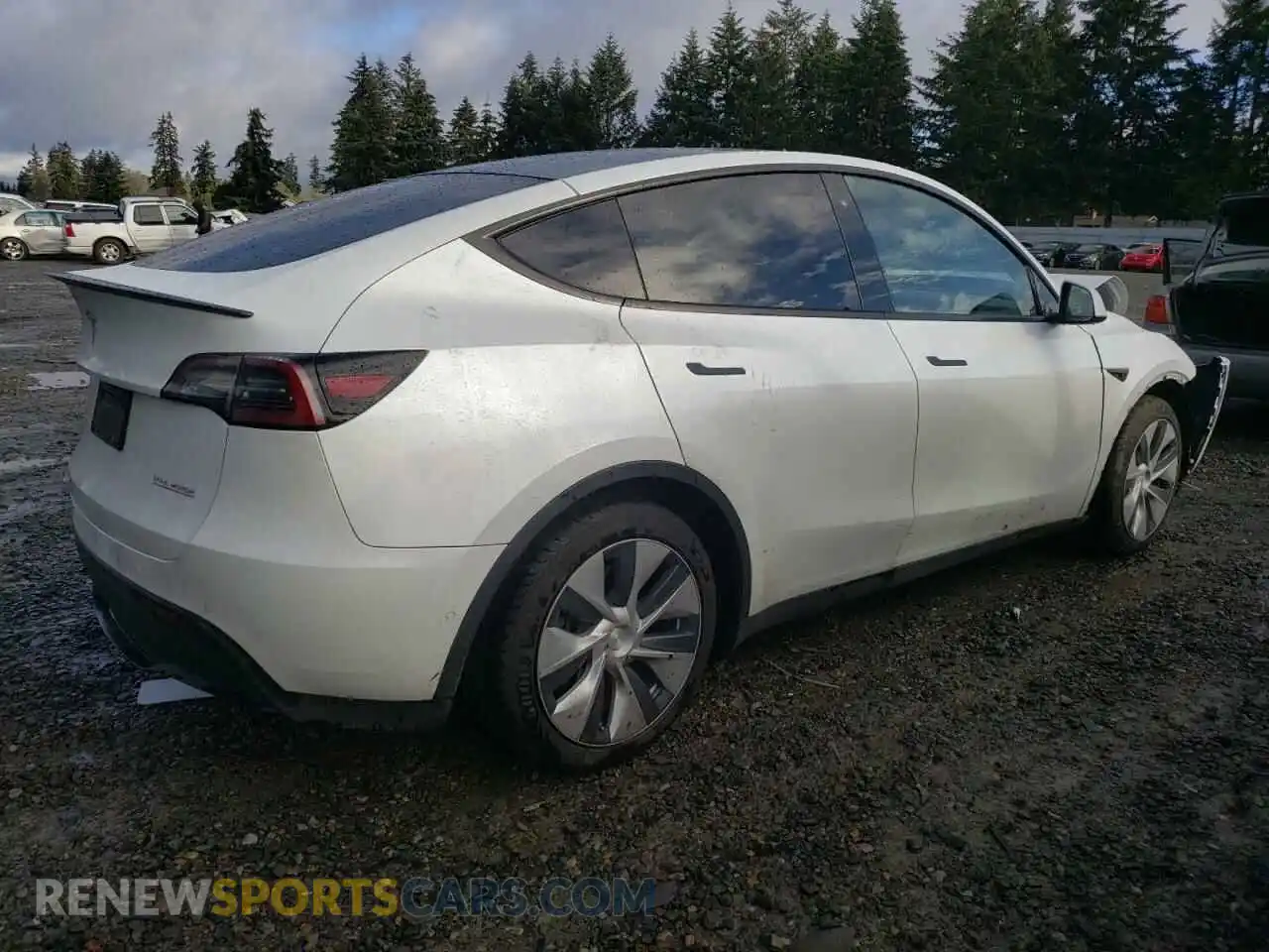 3 fotografías del automóvil dañado 5YJYGDEF9LF022930 TESLA MODEL Y 2020