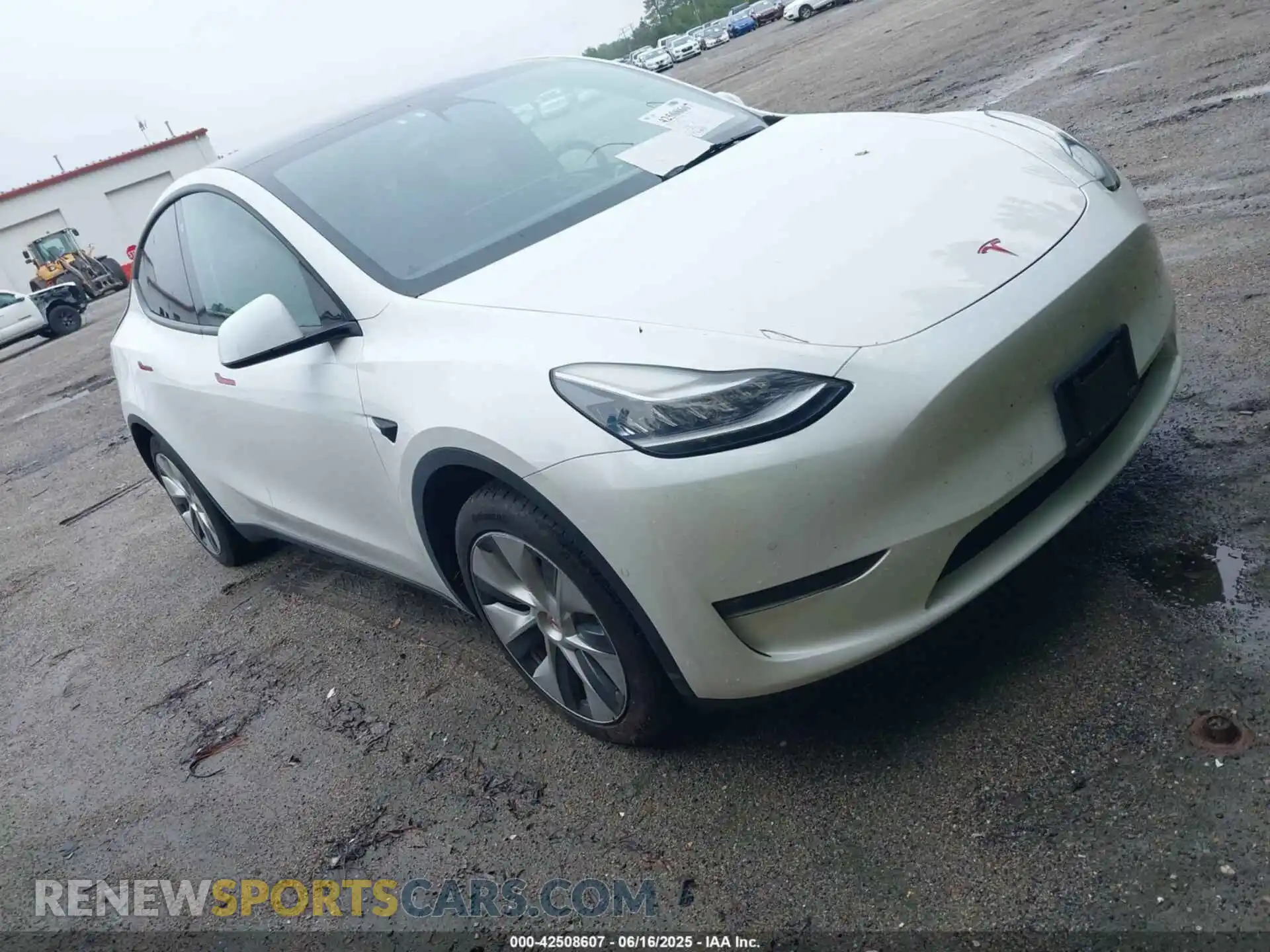 1 Photograph of a damaged car 5YJYGAED6MF136348 TESLA MODEL Y 2021