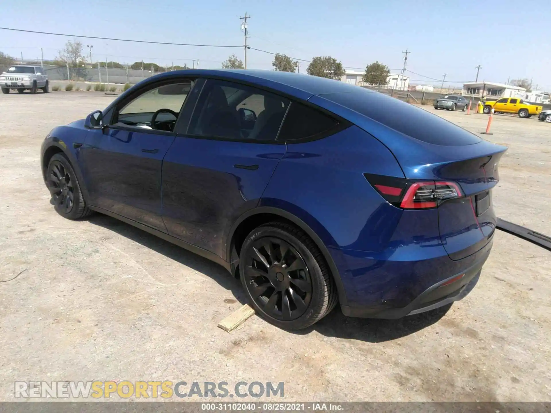 3 Photograph of a damaged car 5YJYGAEE0MF152201 TESLA MODEL Y 2021