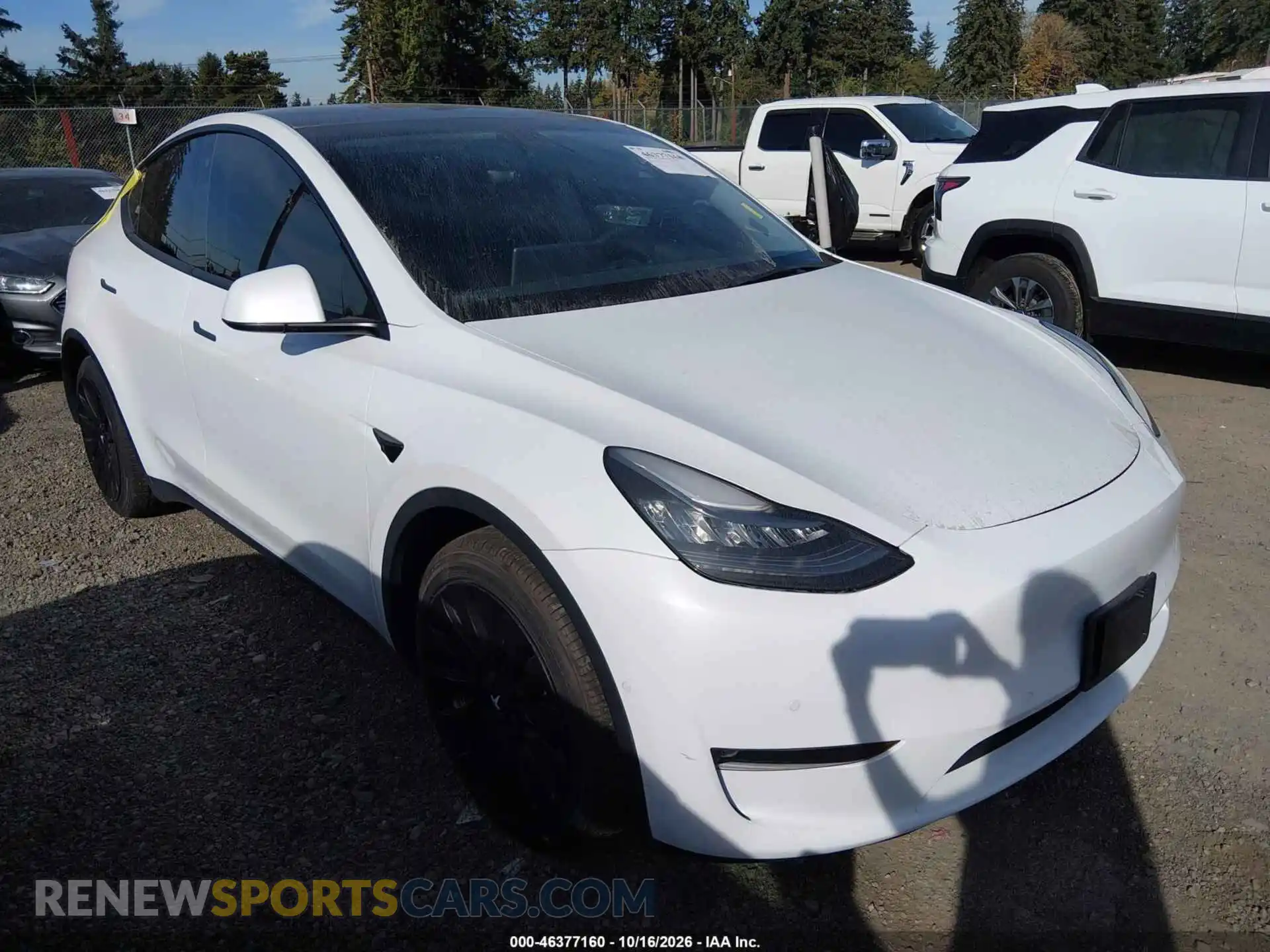 1 Photograph of a damaged car 5YJYGAEE0MF173906 TESLA MODEL Y 2021