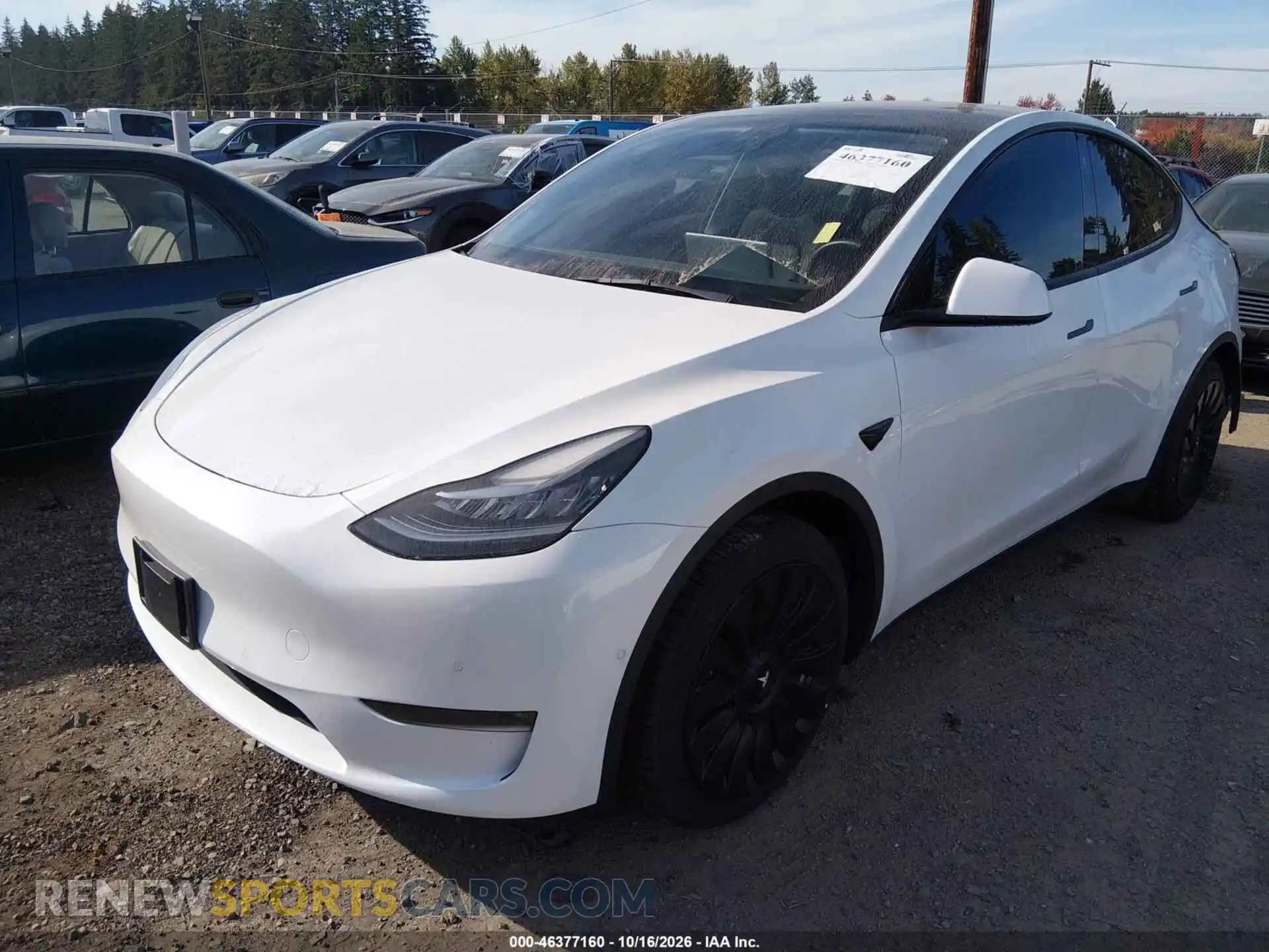2 Photograph of a damaged car 5YJYGAEE0MF173906 TESLA MODEL Y 2021