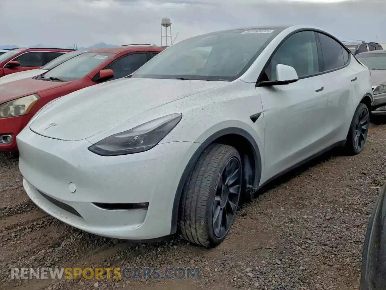 1 Photograph of a damaged car 5YJYGAEE0MF212204 TESLA MODEL Y 2021