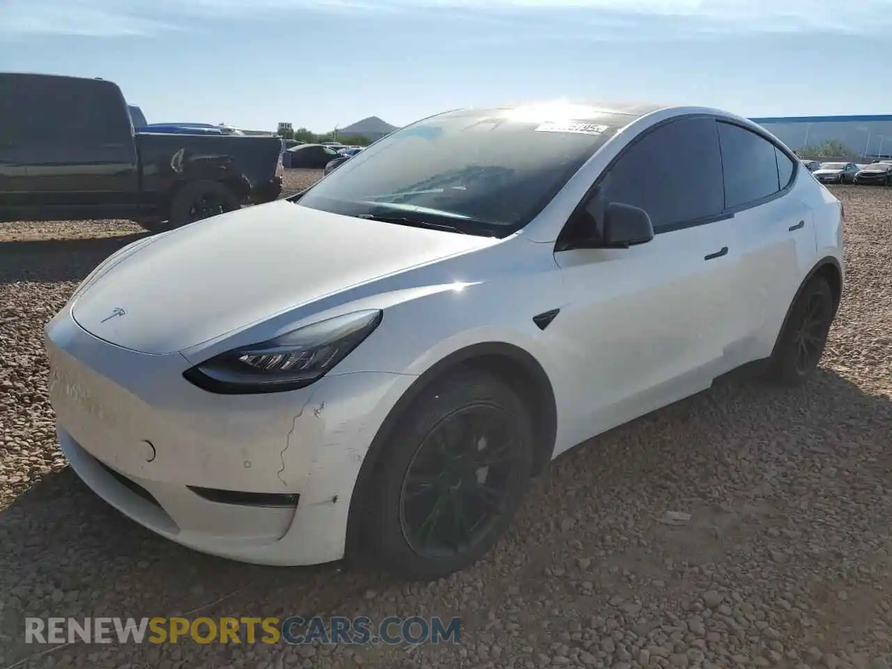 1 Фотография поврежденного автомобиля 5YJYGAEE0MF235451 TESLA MODEL Y 2021