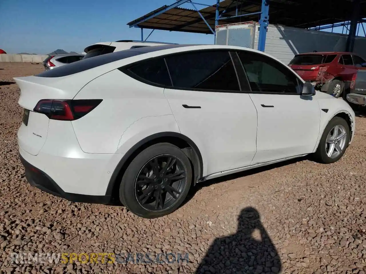 3 Фотография поврежденного автомобиля 5YJYGAEE0MF235451 TESLA MODEL Y 2021