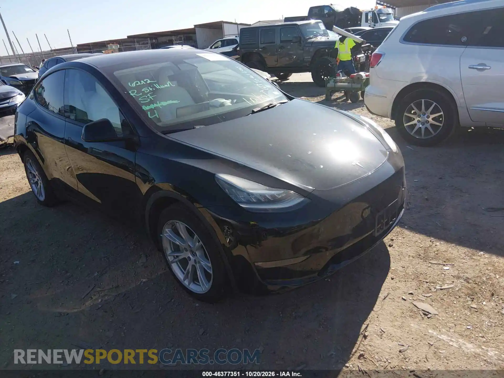 1 fotografías del automóvil dañado 5YJYGAEE0MF247194 TESLA MODEL Y 2021