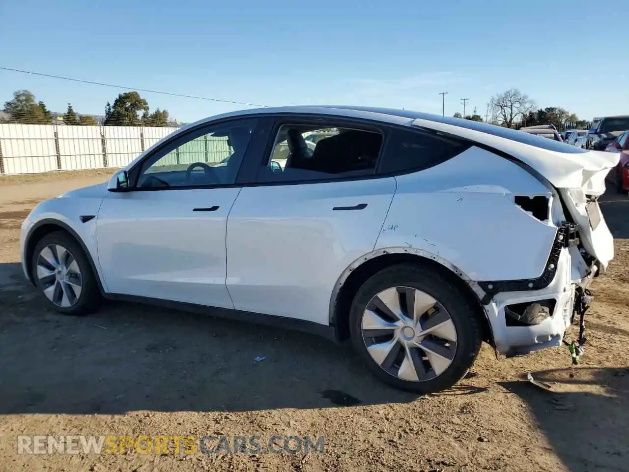 2 Фотография поврежденного автомобиля 5YJYGAEE0MF272547 TESLA MODEL Y 2021