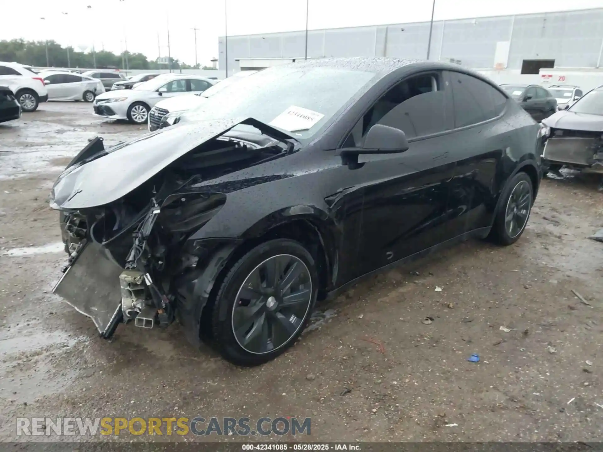 2 Photograph of a damaged car 5YJYGAEE1MF149792 TESLA MODEL Y 2021
