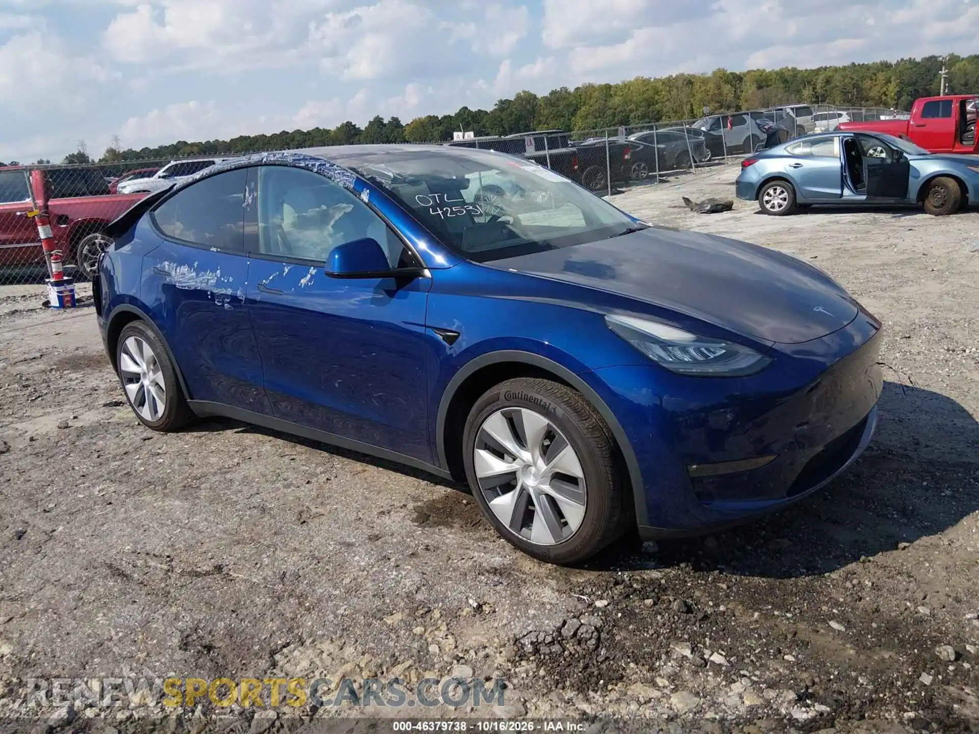 1 Photograph of a damaged car 5YJYGAEE1MF179536 TESLA MODEL Y 2021