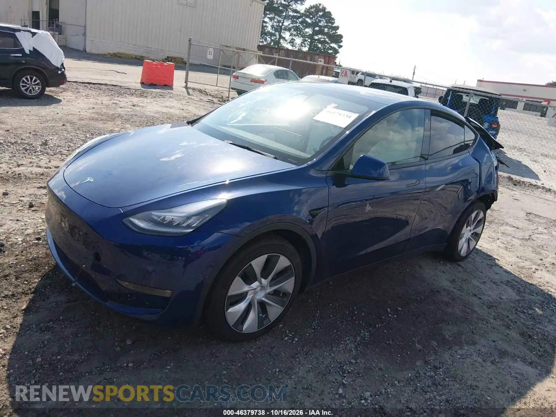 2 Photograph of a damaged car 5YJYGAEE1MF179536 TESLA MODEL Y 2021