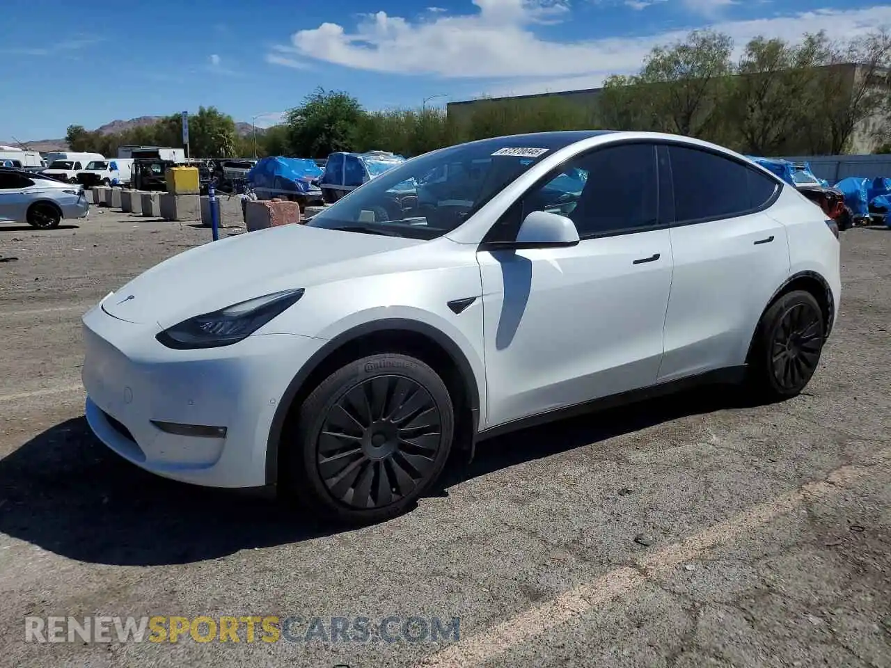1 fotografías del automóvil dañado 5YJYGAEE1MF286604 TESLA MODEL Y 2021