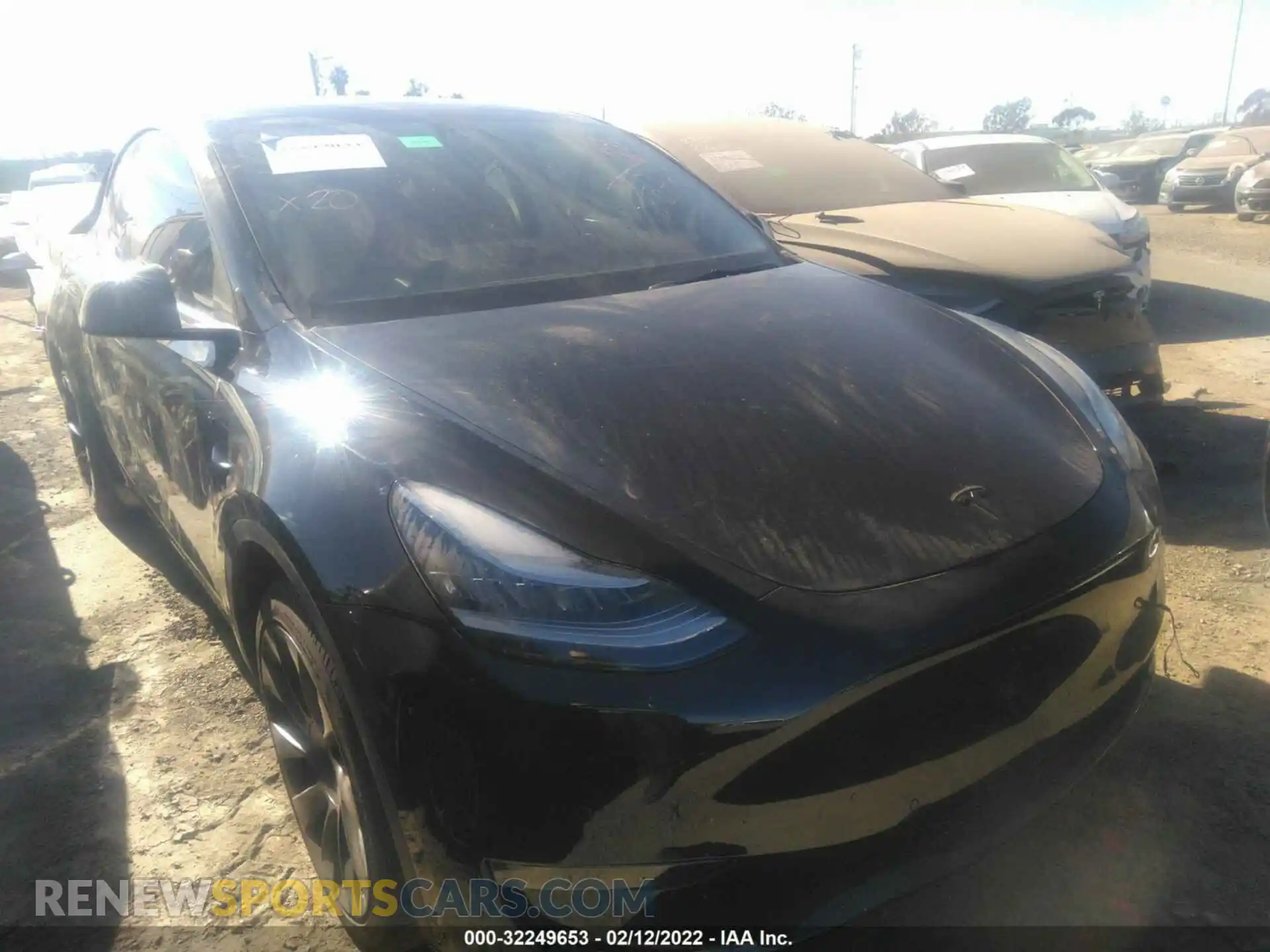 1 Photograph of a damaged car 5YJYGAEE2MF203391 TESLA MODEL Y 2021