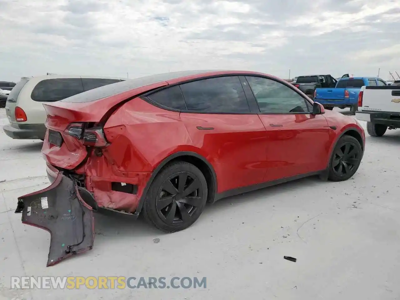 3 Photograph of a damaged car 5YJYGAEE2MF261971 TESLA MODEL Y 2021