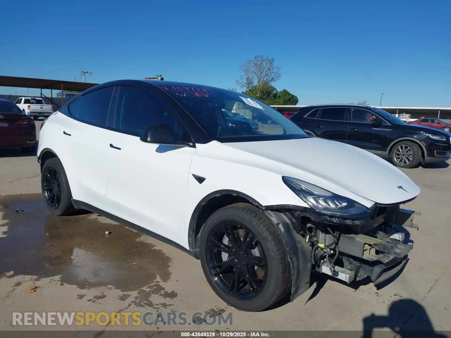 1 fotografías del automóvil dañado 5YJYGAEE3MF160003 TESLA MODEL Y 2021