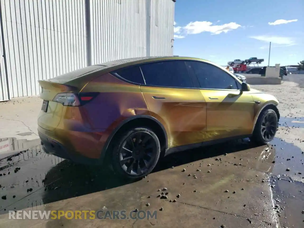3 Photograph of a damaged car 5YJYGAEE3MF254821 TESLA MODEL Y 2021