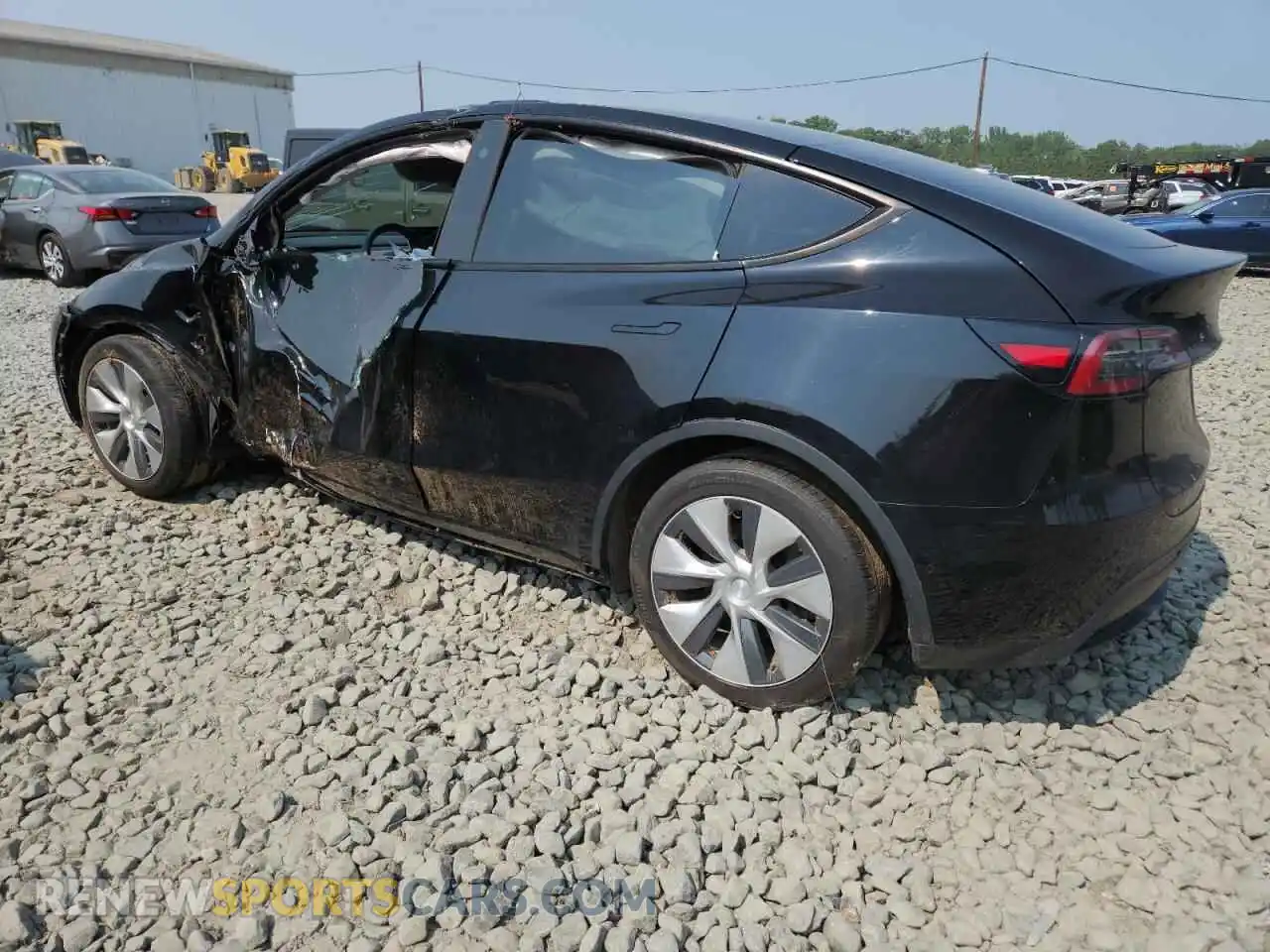2 Photograph of a damaged car 5YJYGAEE3MF299676 TESLA MODEL Y 2021