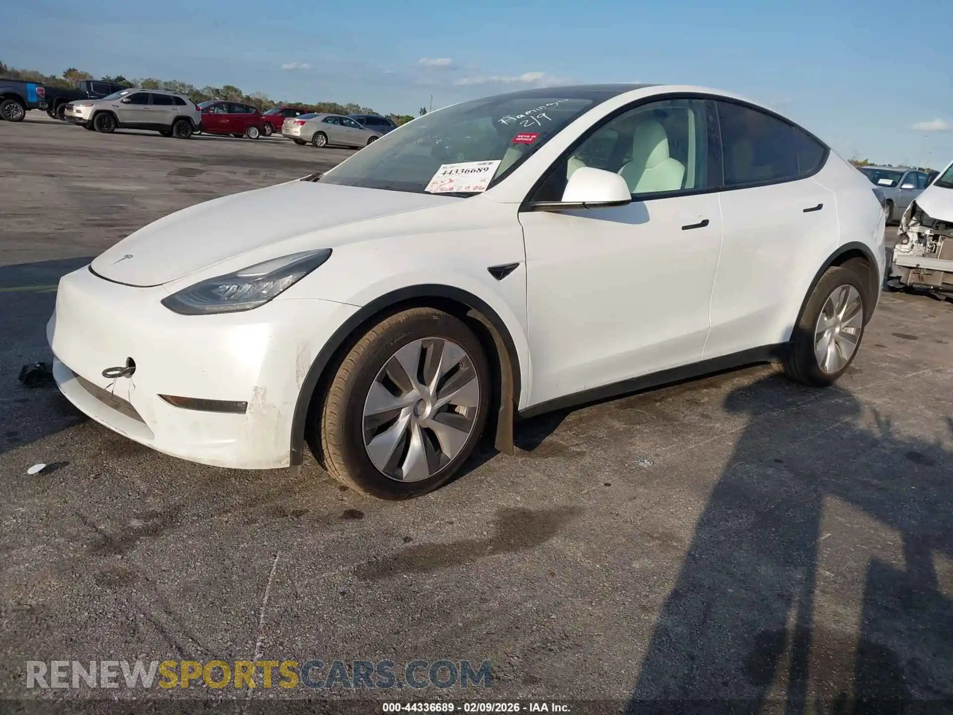 2 Фотография поврежденного автомобиля 5YJYGAEE4MF186934 TESLA MODEL Y 2021