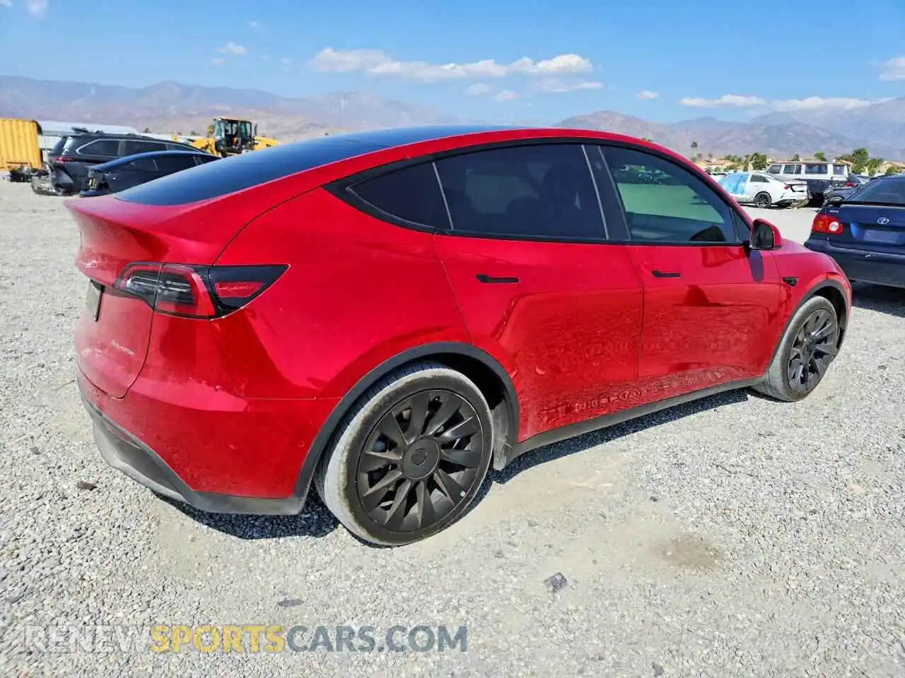 3 Photograph of a damaged car 5YJYGAEE8MF222754 TESLA MODEL Y 2021