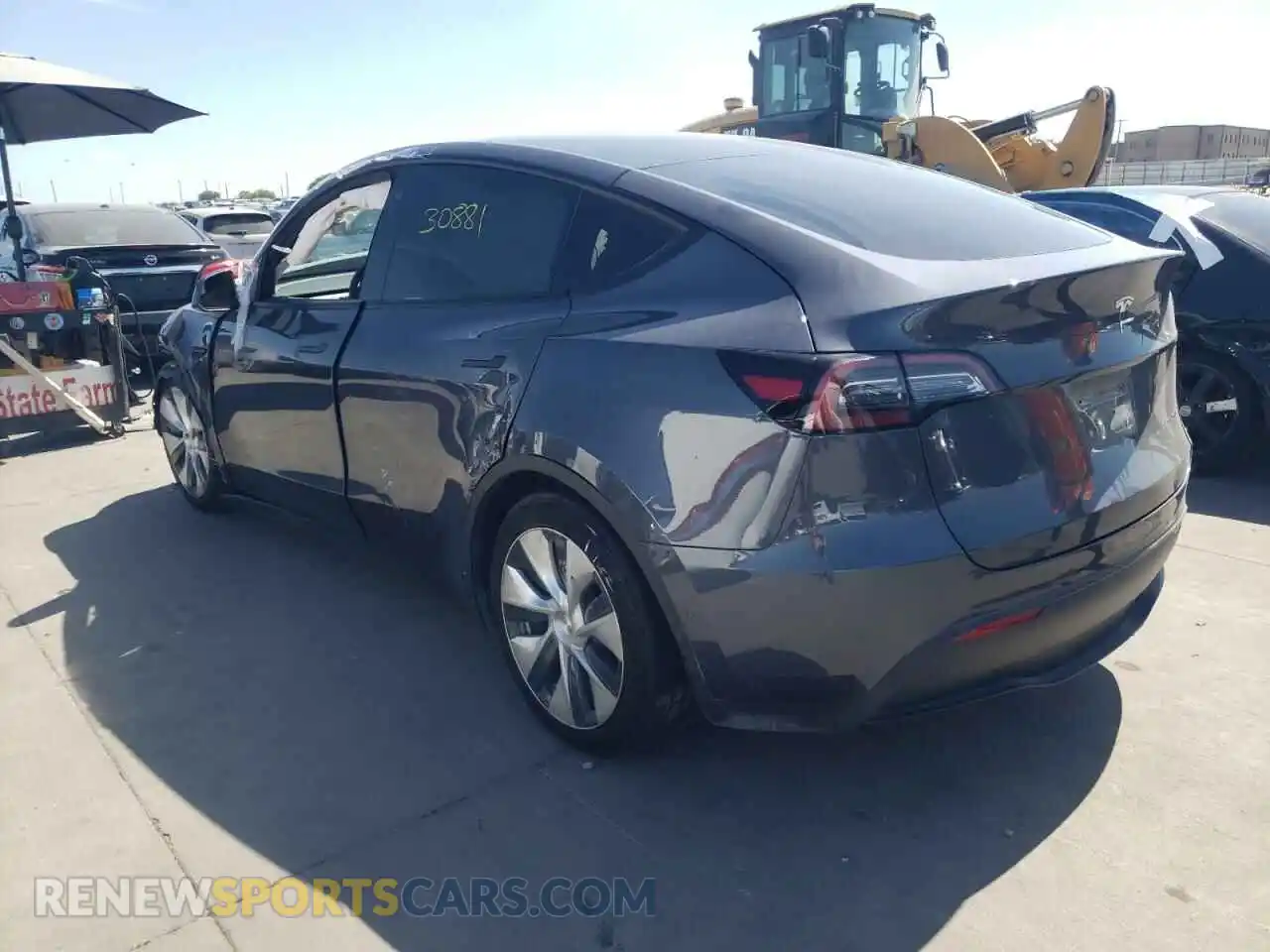 3 Photograph of a damaged car 5YJYGAEE9MF149961 TESLA MODEL Y 2021