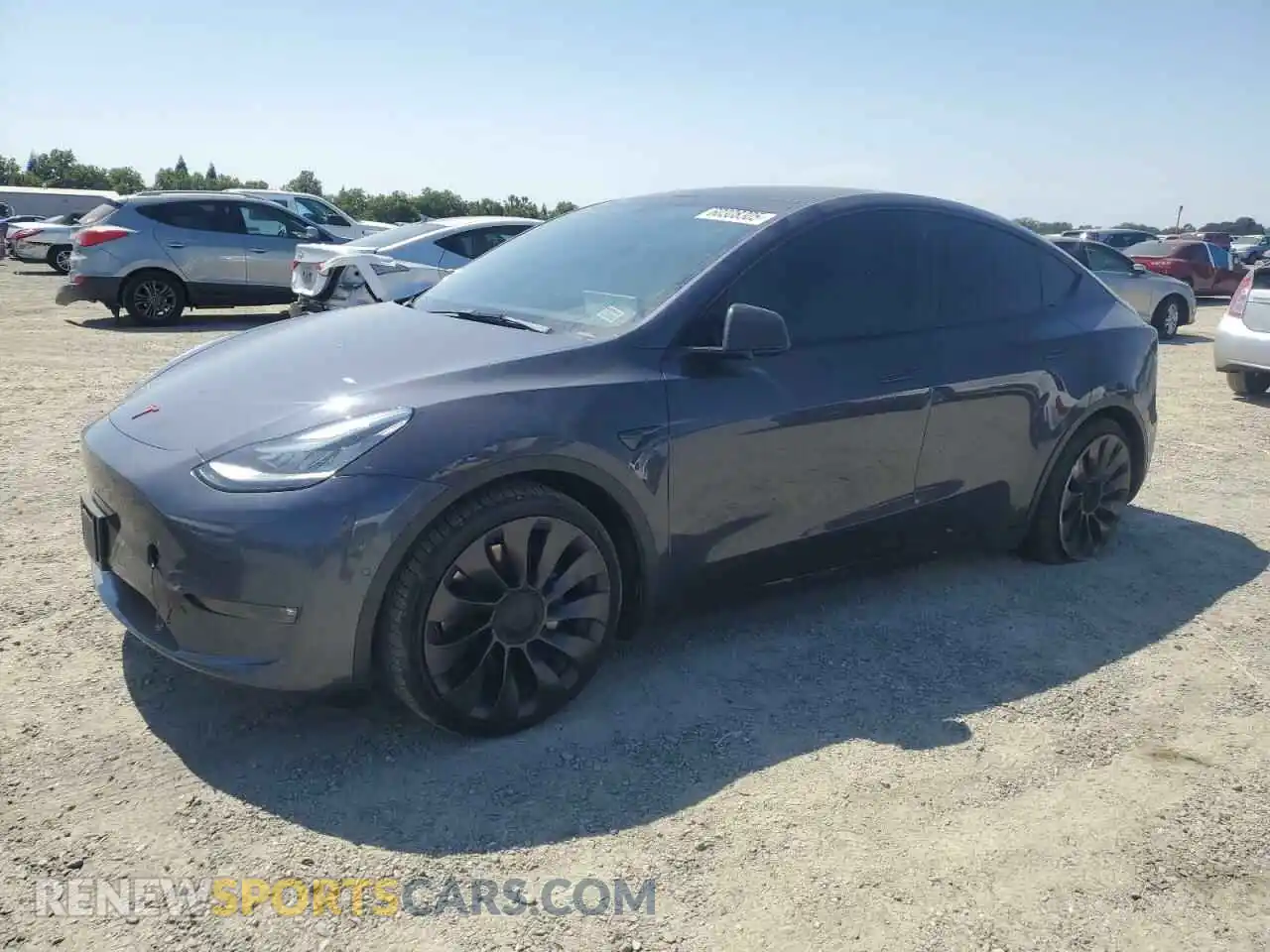 1 Photograph of a damaged car 5YJYGAEE9MF275270 TESLA MODEL Y 2021