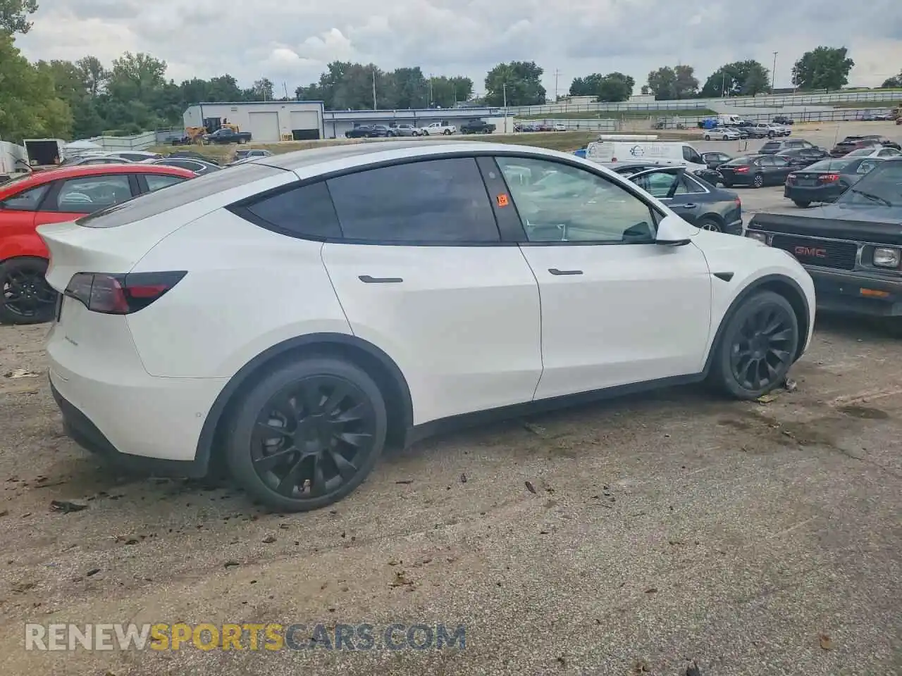 3 Фотография поврежденного автомобиля 5YJYGAEEXMF207589 TESLA MODEL Y 2021
