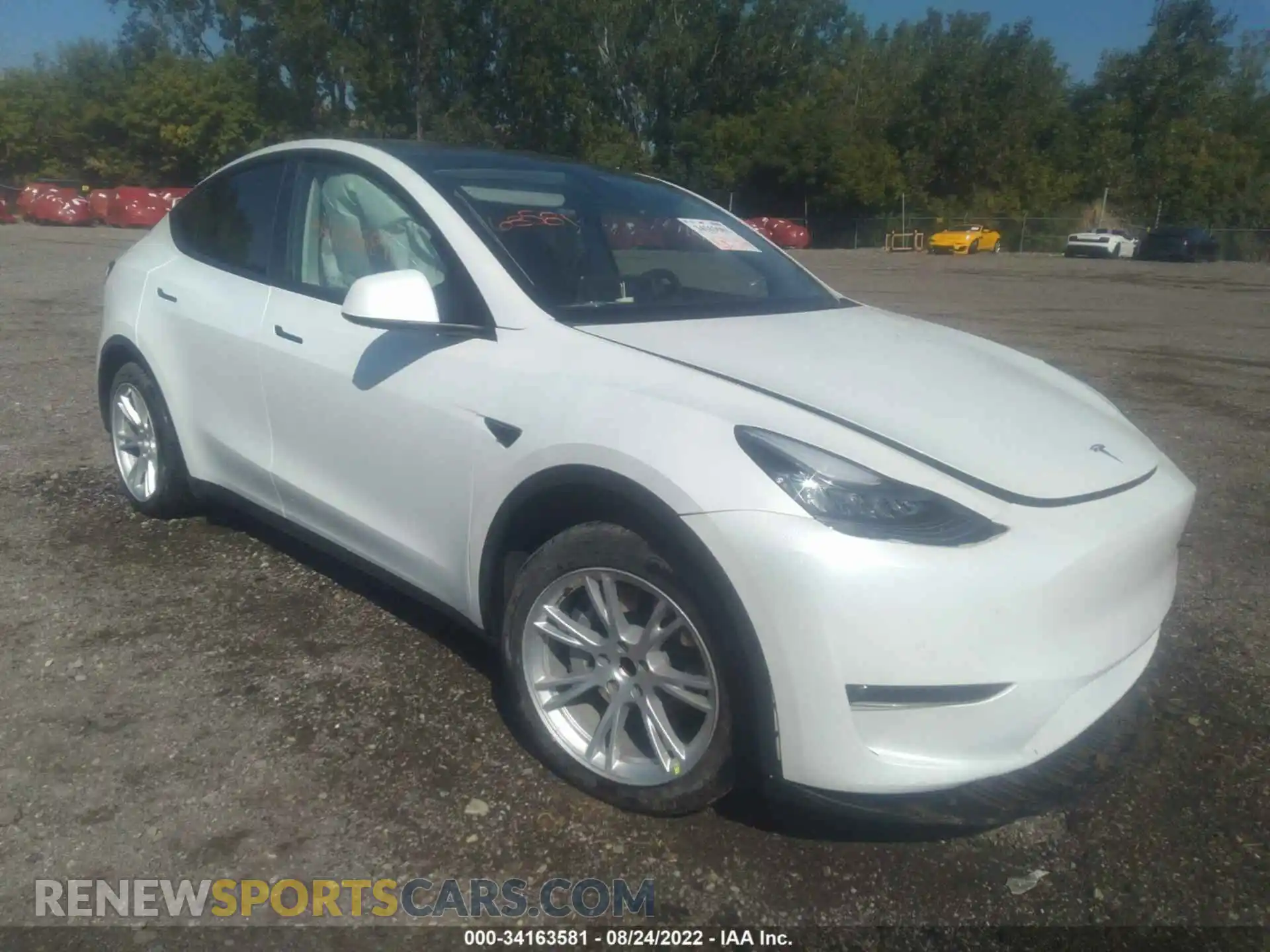 1 Фотография поврежденного автомобиля 5YJYGDED0MF103623 TESLA MODEL Y 2021