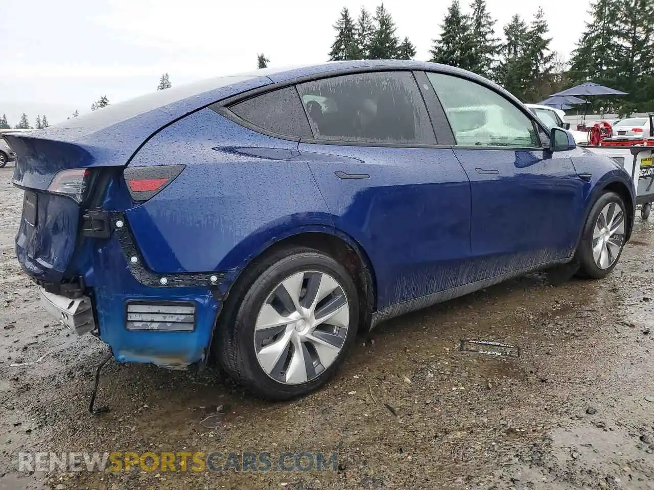 3 Photograph of a damaged car 5YJYGDED1MF114694 TESLA MODEL Y 2021