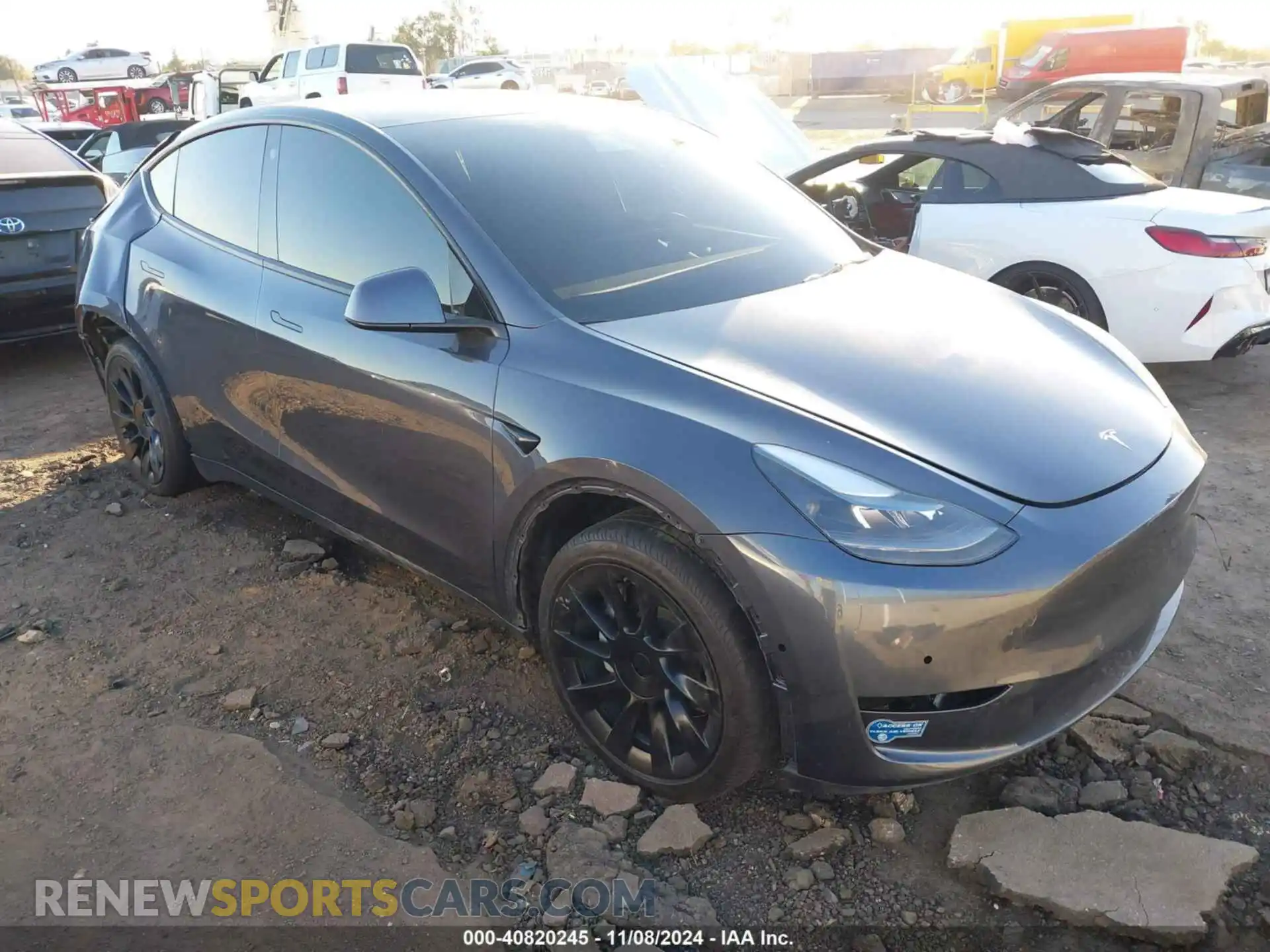 1 Фотография поврежденного автомобиля 5YJYGDED2MF110296 TESLA MODEL Y 2021