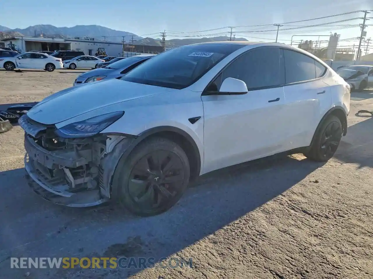 1 Photograph of a damaged car 5YJYGDED2MF132850 TESLA MODEL Y 2021