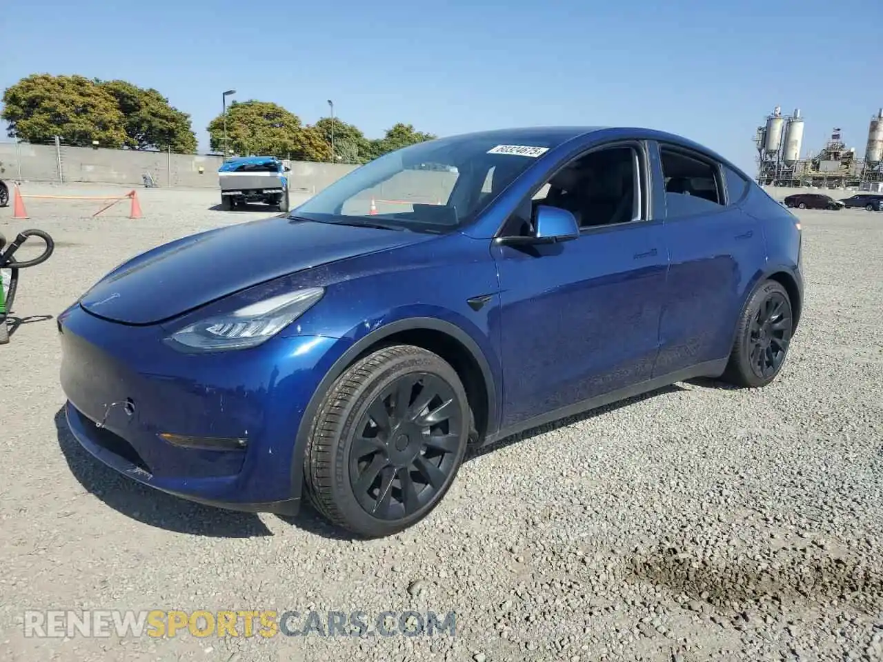 1 Photograph of a damaged car 5YJYGDED4MF124264 TESLA MODEL Y 2021