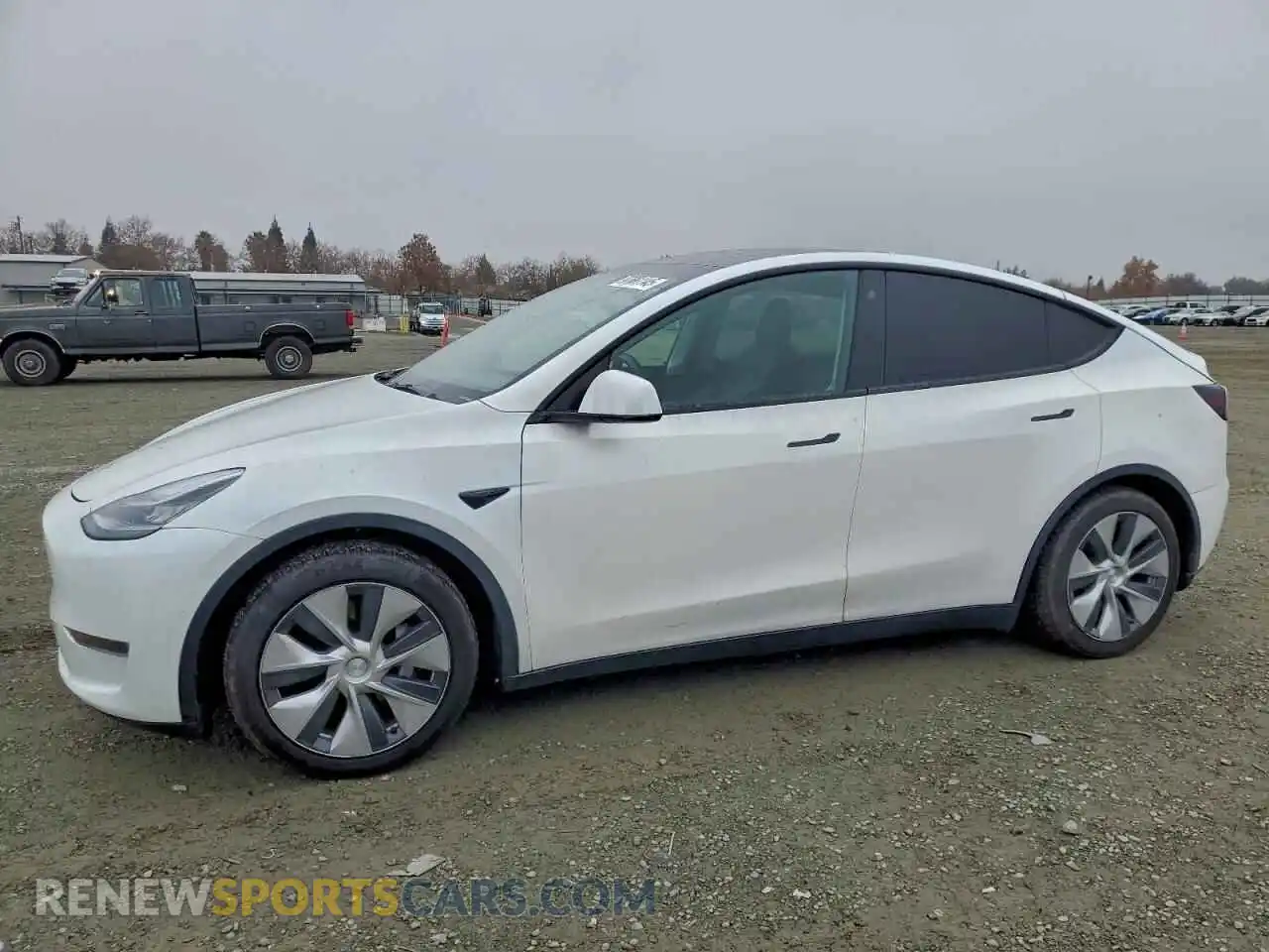 1 Photograph of a damaged car 5YJYGDED5MF107747 TESLA MODEL Y 2021