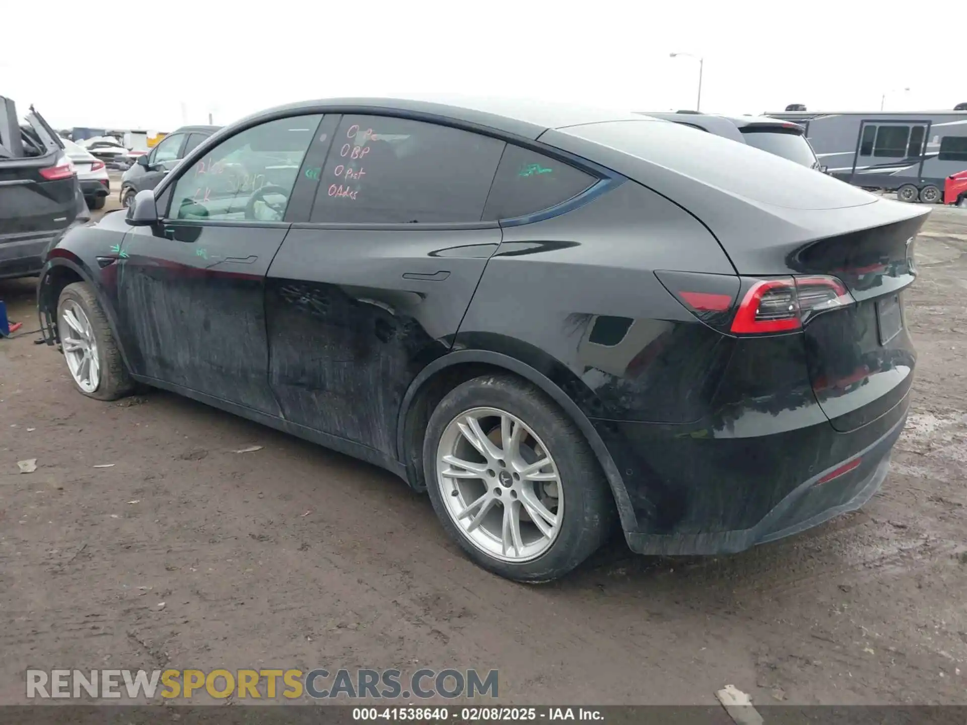 3 Фотография поврежденного автомобиля 5YJYGDED5MF110941 TESLA MODEL Y 2021