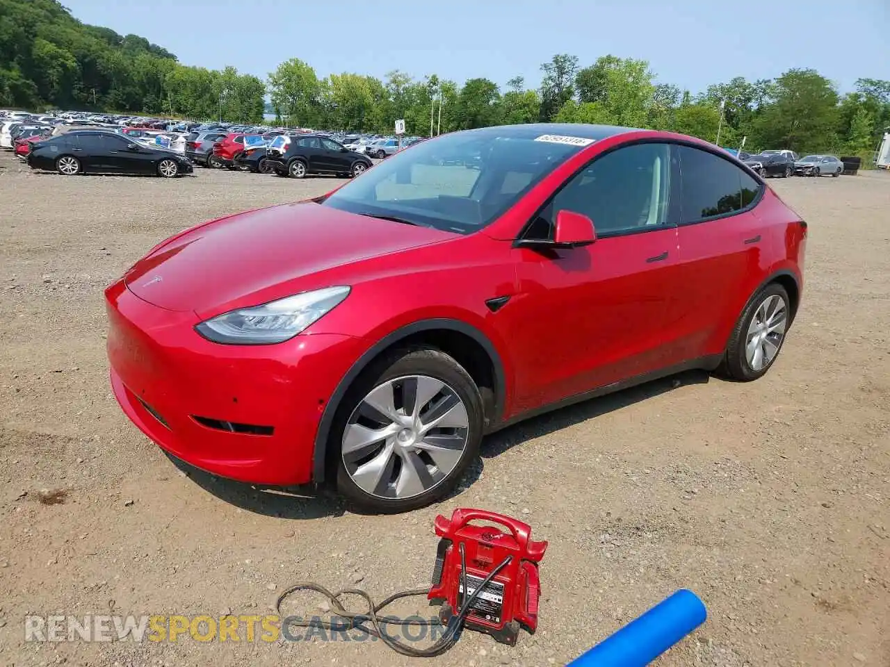 1 Фотография поврежденного автомобиля 5YJYGDED5MF116559 TESLA MODEL Y 2021