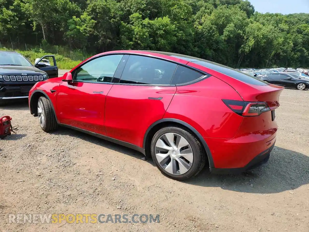 2 Фотография поврежденного автомобиля 5YJYGDED5MF116559 TESLA MODEL Y 2021