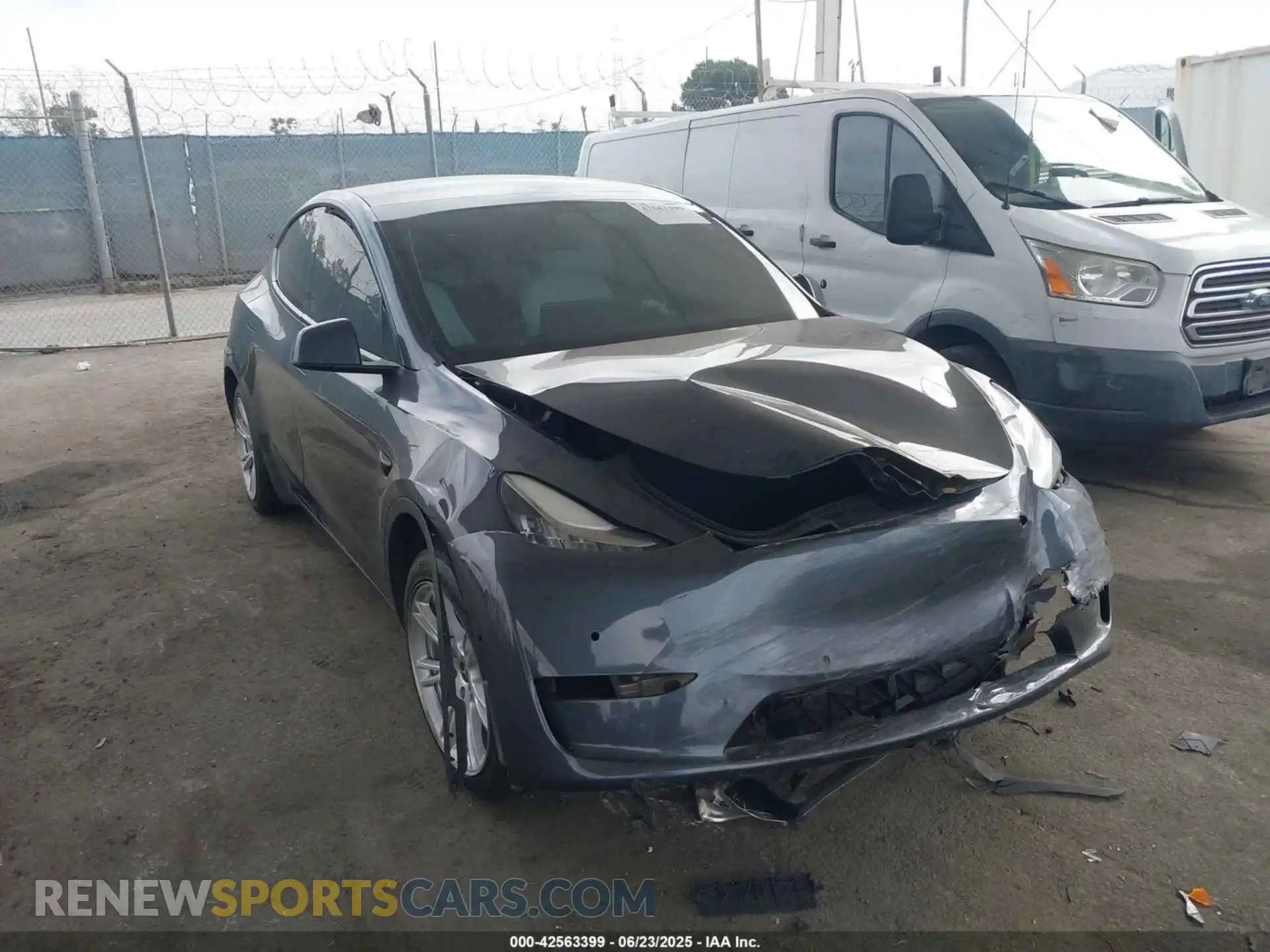 1 Фотография поврежденного автомобиля 5YJYGDED6MF103805 TESLA MODEL Y 2021