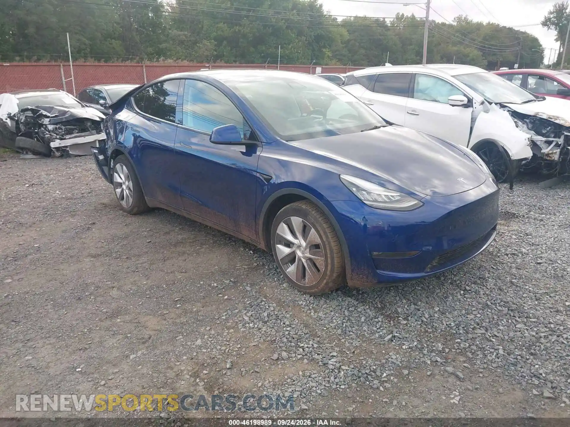 1 Photograph of a damaged car 5YJYGDED6MF106428 TESLA MODEL Y 2021
