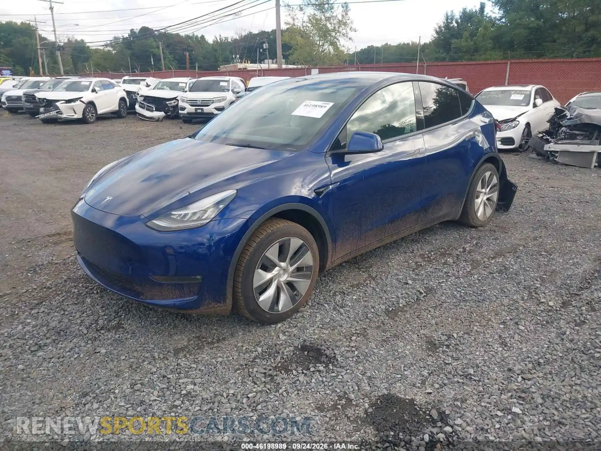 2 Photograph of a damaged car 5YJYGDED6MF106428 TESLA MODEL Y 2021