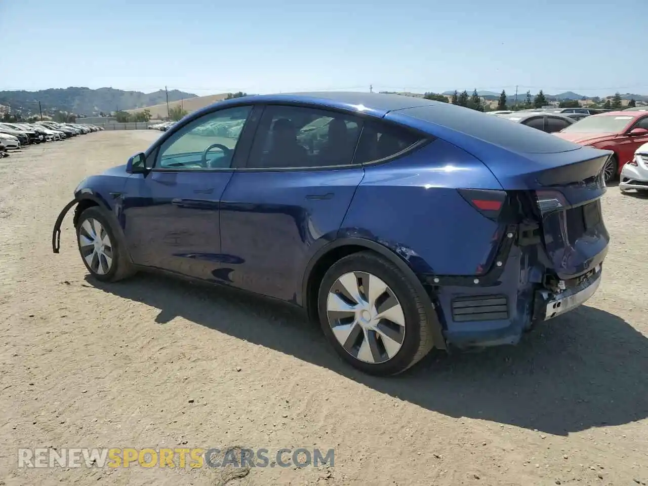 2 Photograph of a damaged car 5YJYGDED6MF109362 TESLA MODEL Y 2021