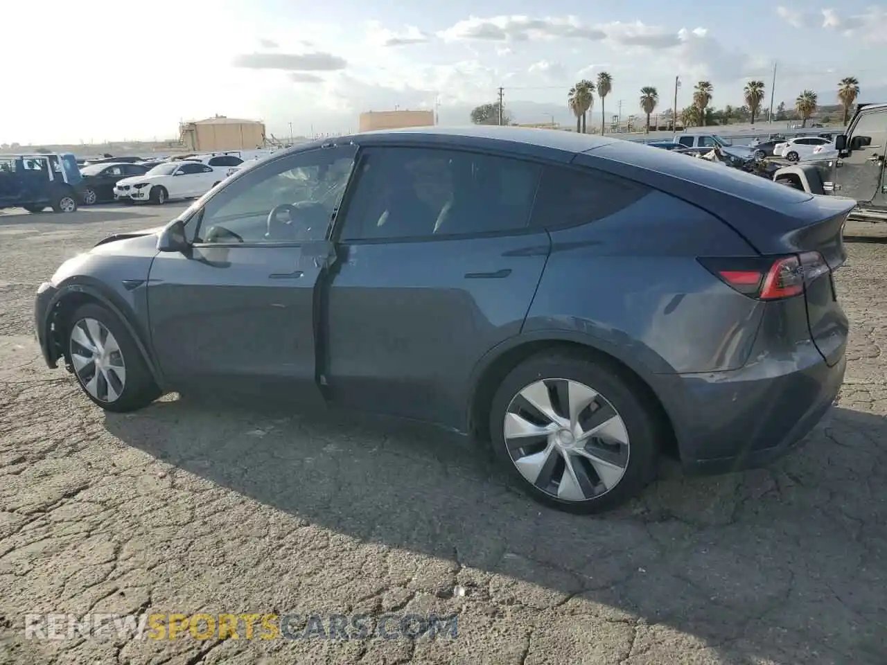 2 Photograph of a damaged car 5YJYGDED7MF109418 TESLA MODEL Y 2021