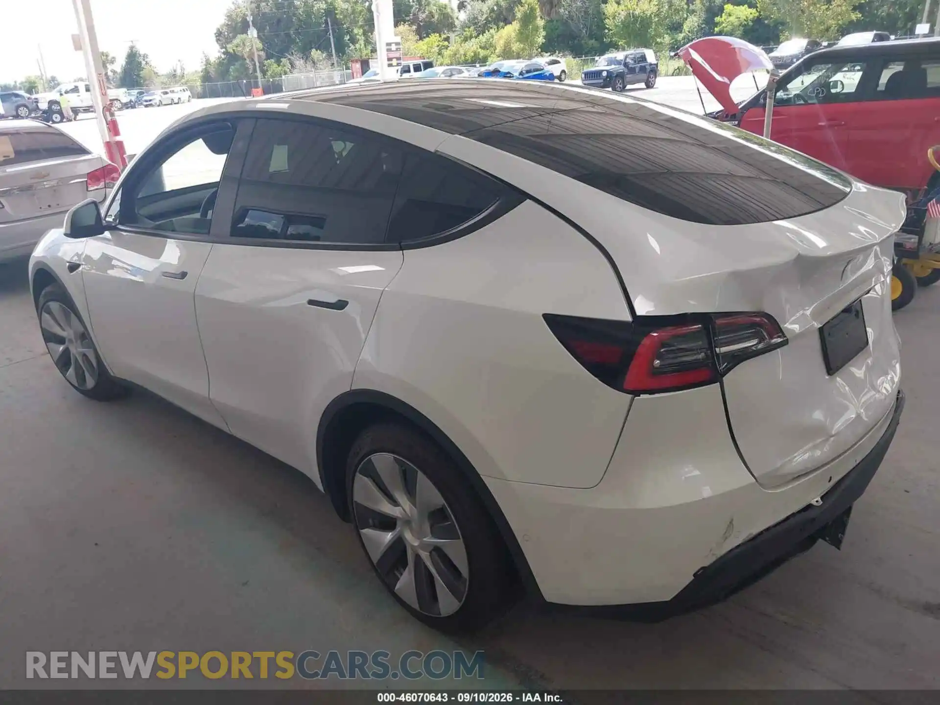 3 Фотография поврежденного автомобиля 5YJYGDEDXMF109168 TESLA MODEL Y 2021