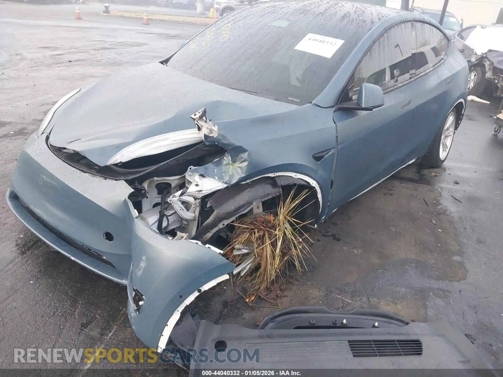 2 Photograph of a damaged car 5YJYGDEE0MF072897 TESLA MODEL Y 2021