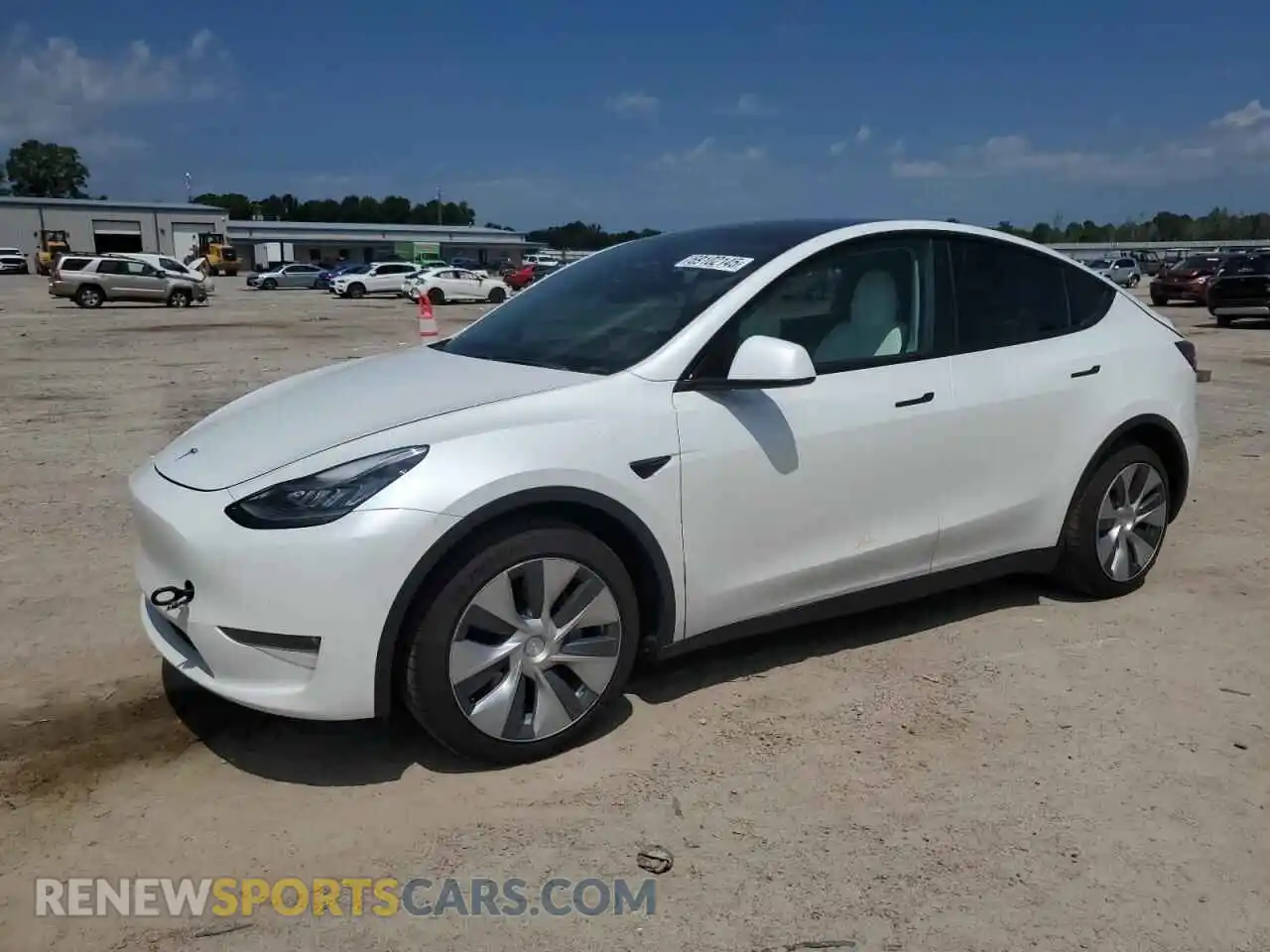 1 Photograph of a damaged car 5YJYGDEE0MF076089 TESLA MODEL Y 2021