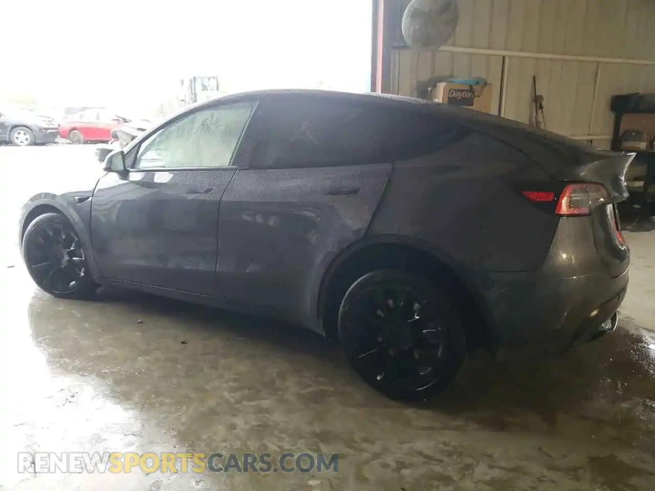 2 Photograph of a damaged car 5YJYGDEE0MF080286 TESLA MODEL Y 2021
