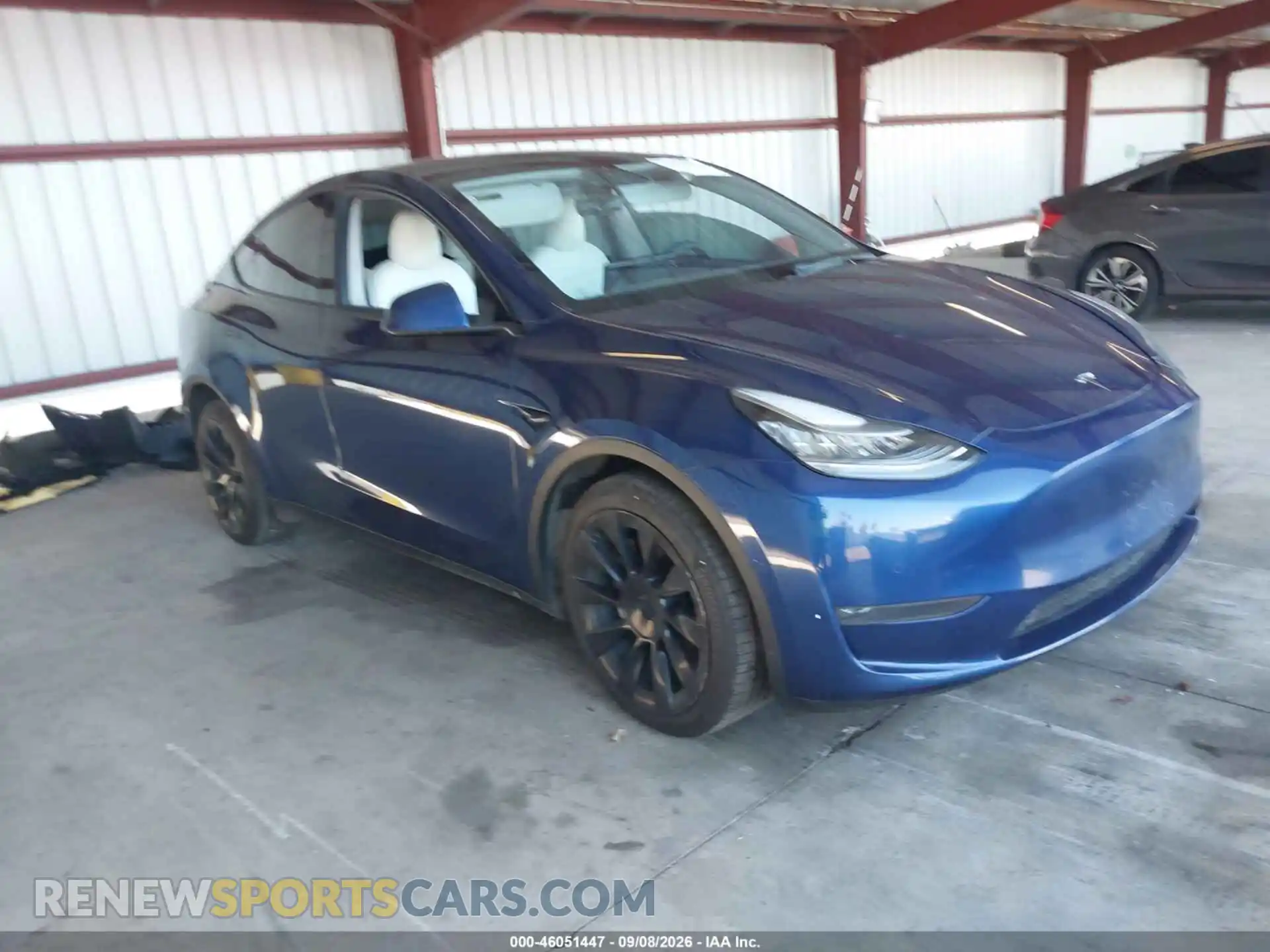 1 fotografías del automóvil dañado 5YJYGDEE0MF098237 TESLA MODEL Y 2021