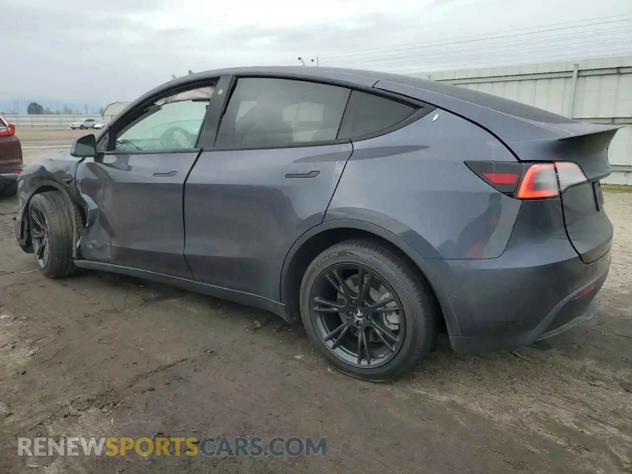 2 Photograph of a damaged car 5YJYGDEE0MF098531 TESLA MODEL Y 2021