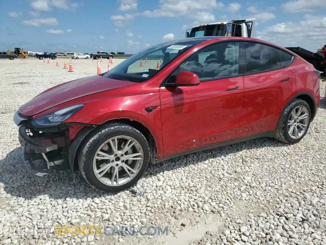 1 Фотография поврежденного автомобиля 5YJYGDEE0MF099274 TESLA MODEL Y 2021