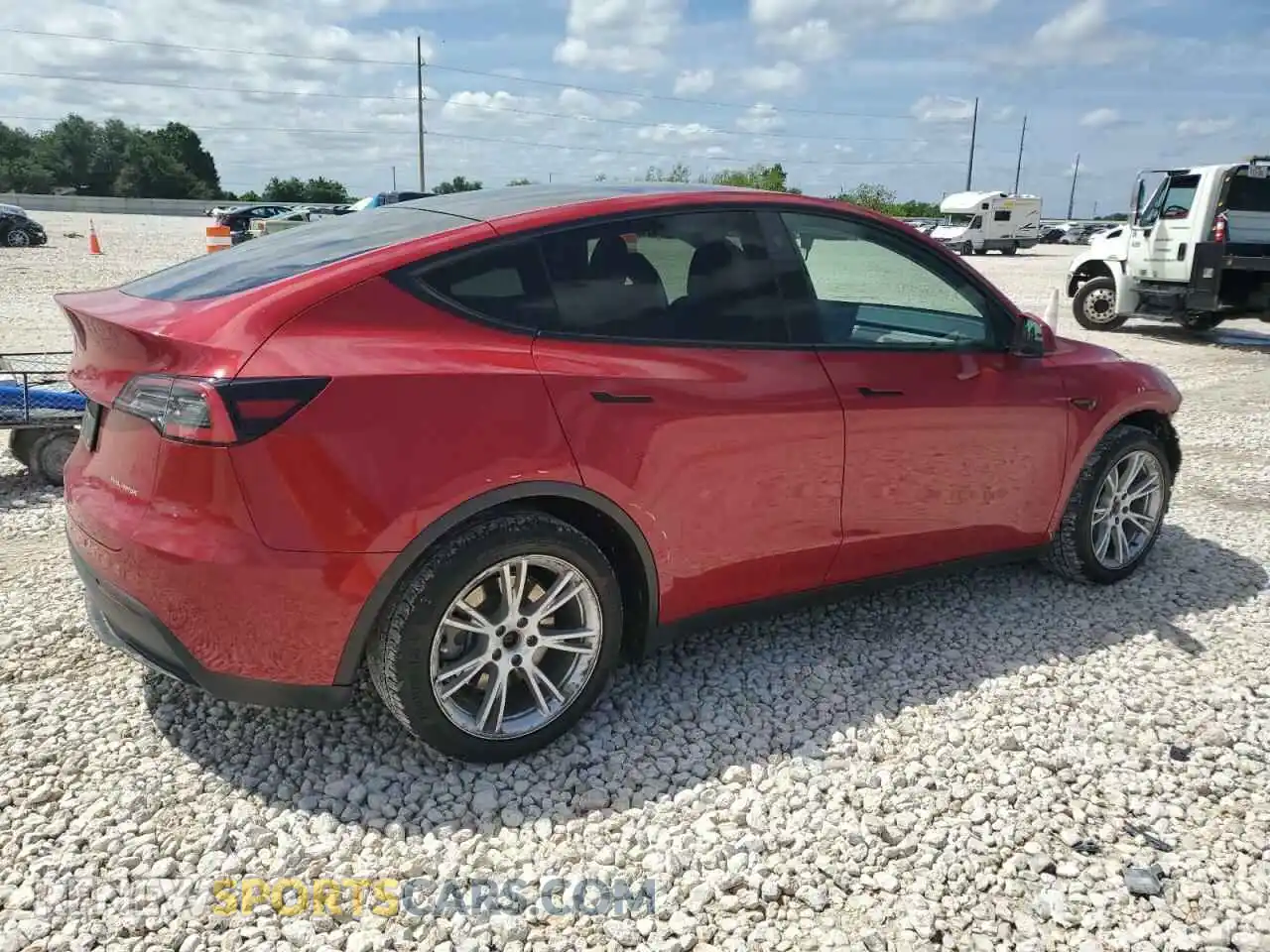 3 Фотография поврежденного автомобиля 5YJYGDEE0MF099274 TESLA MODEL Y 2021
