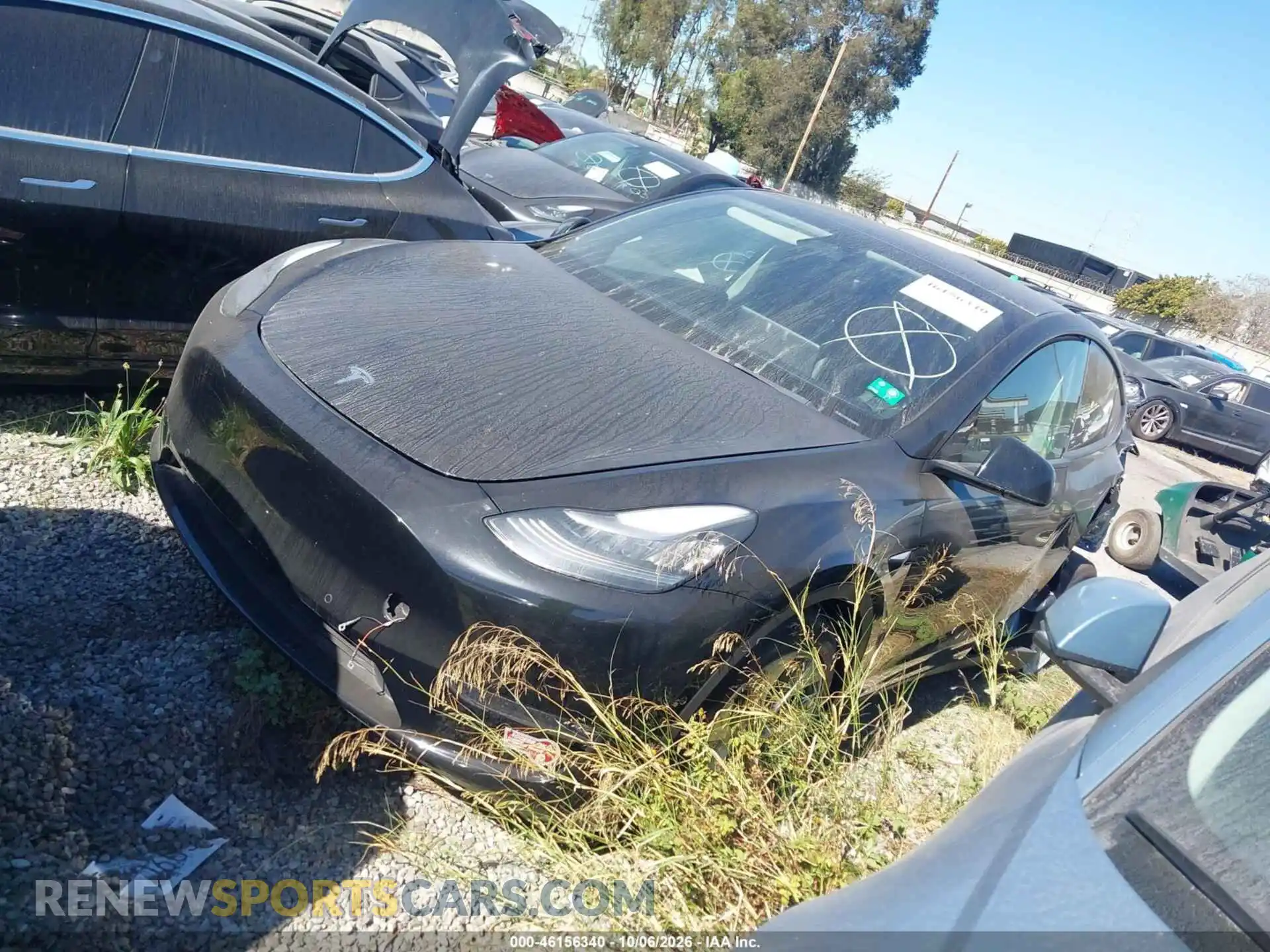 2 Photograph of a damaged car 5YJYGDEE0MF105400 TESLA MODEL Y 2021
