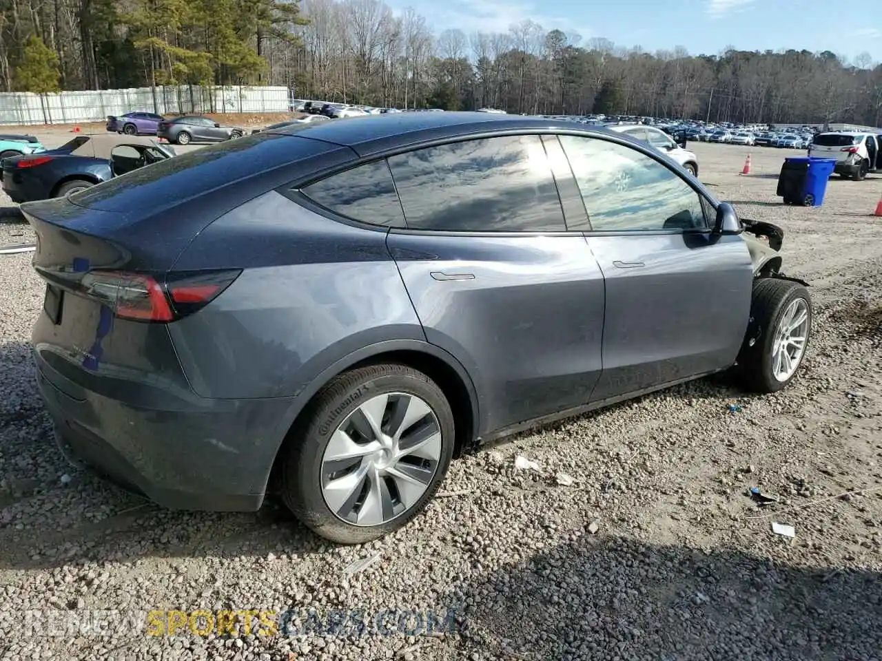 3 Photograph of a damaged car 5YJYGDEE0MF109849 TESLA MODEL Y 2021